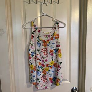Old Navy Multicolor Floral Tank Top